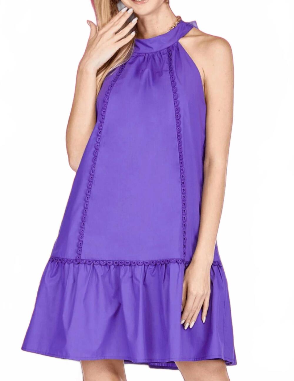 NEW AMELIA'S halter tie dress in purple